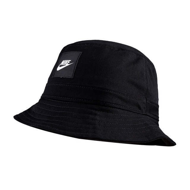 나이키 코어 로고 여성 버킷햇 벙거지 모자 블랙 CZ6125-010