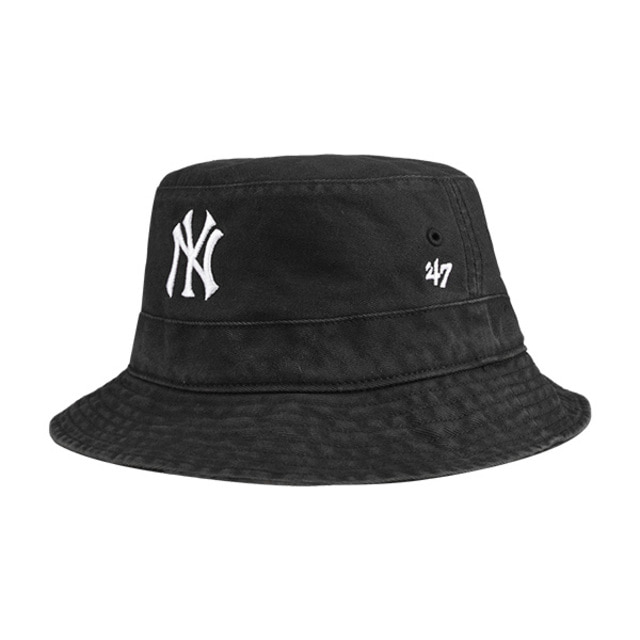 47브랜드 뉴욕양키스 MLB 버킷햇 남자 여성 등산 낚시 벙거지 모자 B-BKT17GWF-BKF