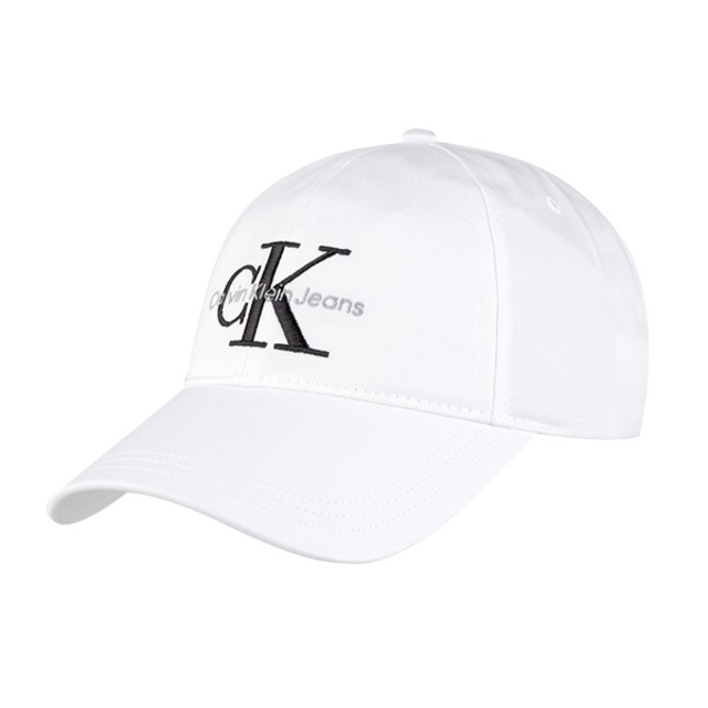 캘빈클라인 CK 남녀공용 모노그램 엠브로이더리 볼캡 모자 K50K510061-YAF